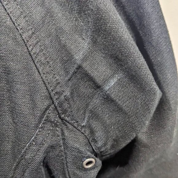 Aritzia Wilfred Free | Rayder Linen Moto Jacket | Black | S - Picture 8 of 9